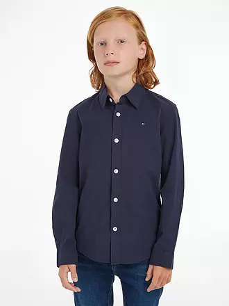 TOMMY HILFIGER | Chemise garçon slim fit | blau